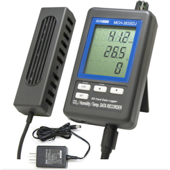 データロガーCO2濃度計MCH-383SDJ
