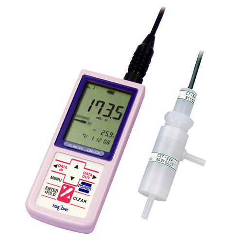 東亜DKK ポータブル電気伝導率計(純水用) CM-31P-W