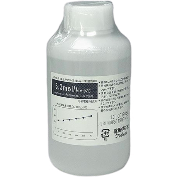 KCL溶液 500mL 塩化カリウム溶液 電極保存液 3.3mol/3mol