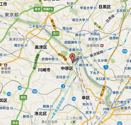 株式会社佐藤商事への地図