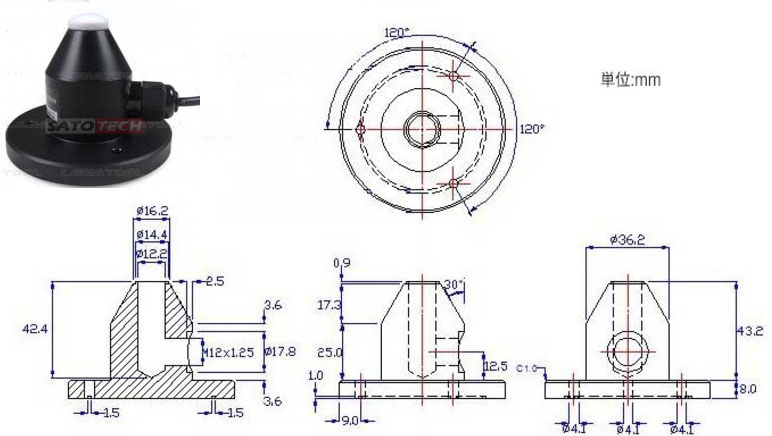 図面照度変換器トランスミッターLXT-401A サトテック