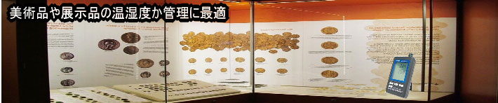 データロガーデジタル温湿度計MHT-381SDJは美術品や展示品の温湿度か管理に最適