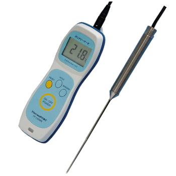 防水ハンディ温度計サニタリーサーモTP-100MR