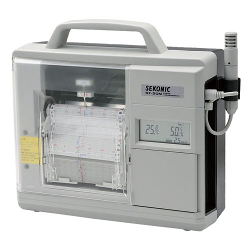 セコニック 電子式温湿度記録計 ST-50M