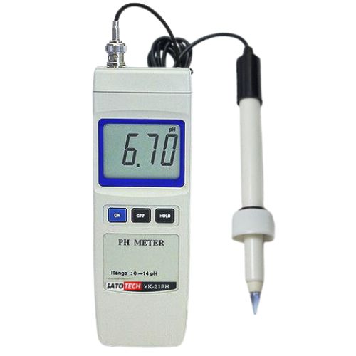 突き刺し型pH計YK-21SP(食品用pH測定器・土壌用pH測定器)